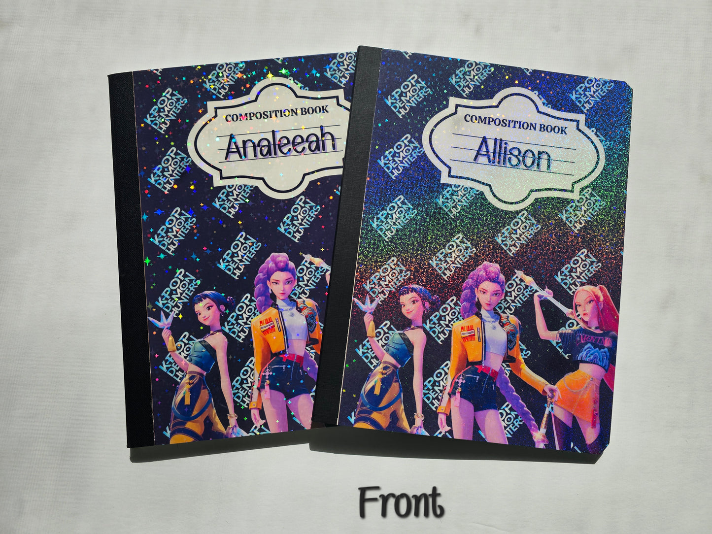 Custom Composition Notebook Girls Cartoon