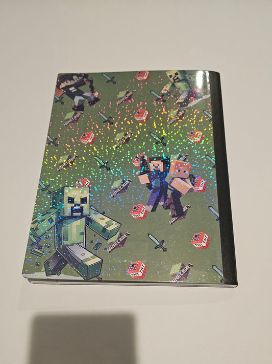 Custom Composition Notebook Green Block