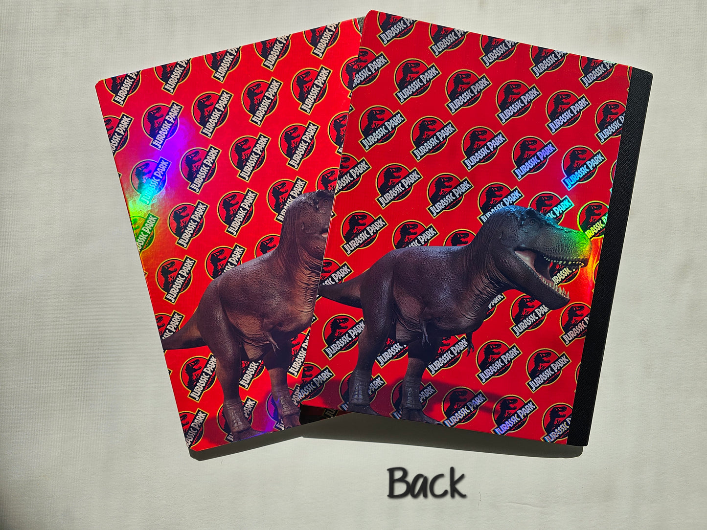 Custom Composition Notebook Red Dinosaur